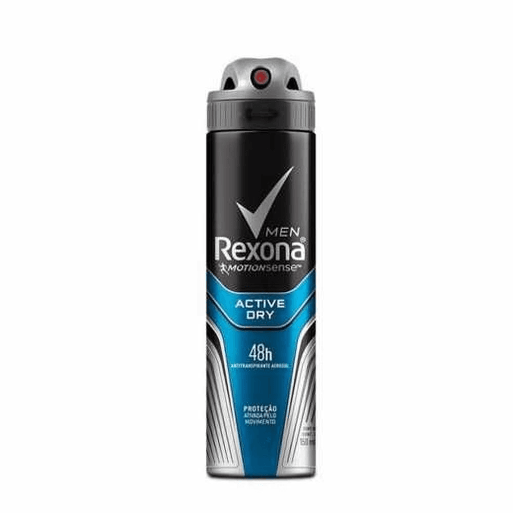 Desodorante Aerosol Antitranspirante Rexona Men Active Dry 150ml