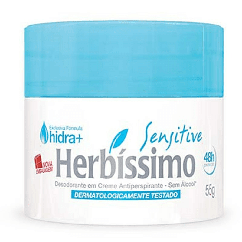 Desodorante Creme Herbissimo 55g Sensitive