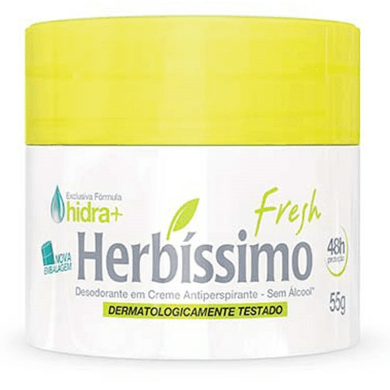 Desodorante Creme Herbissimo 55g  Fresh