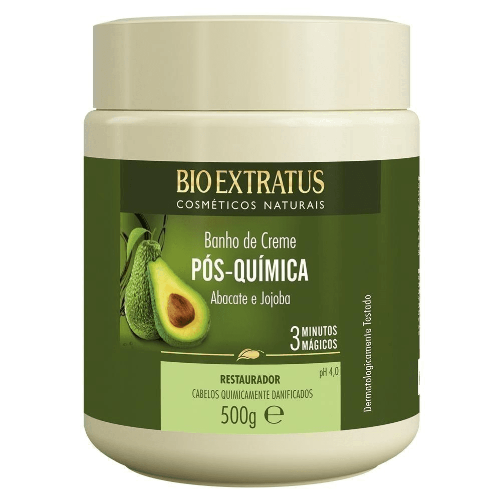 Banho De Creme Bio Extratus  Pós Química Abacate 500g